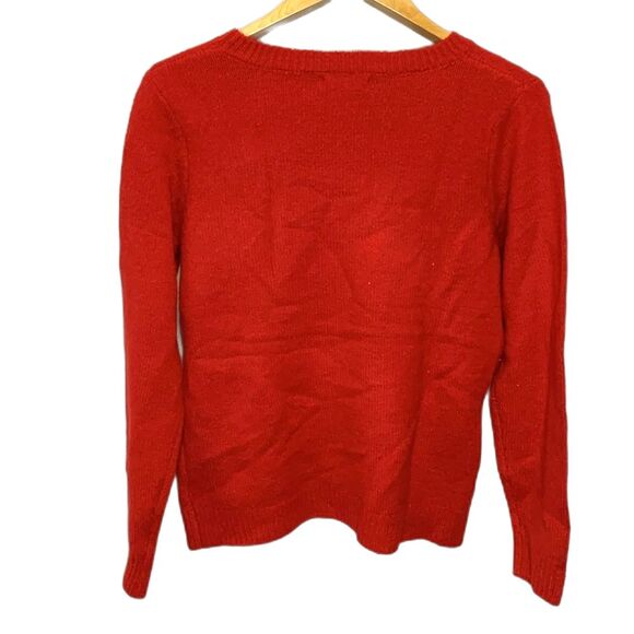 Cupcakes And Cashmere Red French Bulldog Crewneck Sweater Size M - Picture 4 of 12